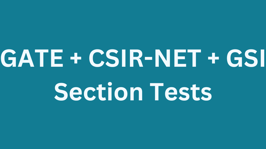GATE CSIR NET GSI Geology Study Material Online