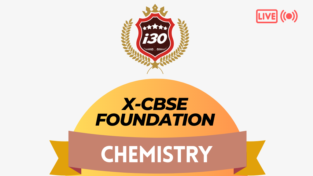 Foundation CBSE X 2024 Chemistry