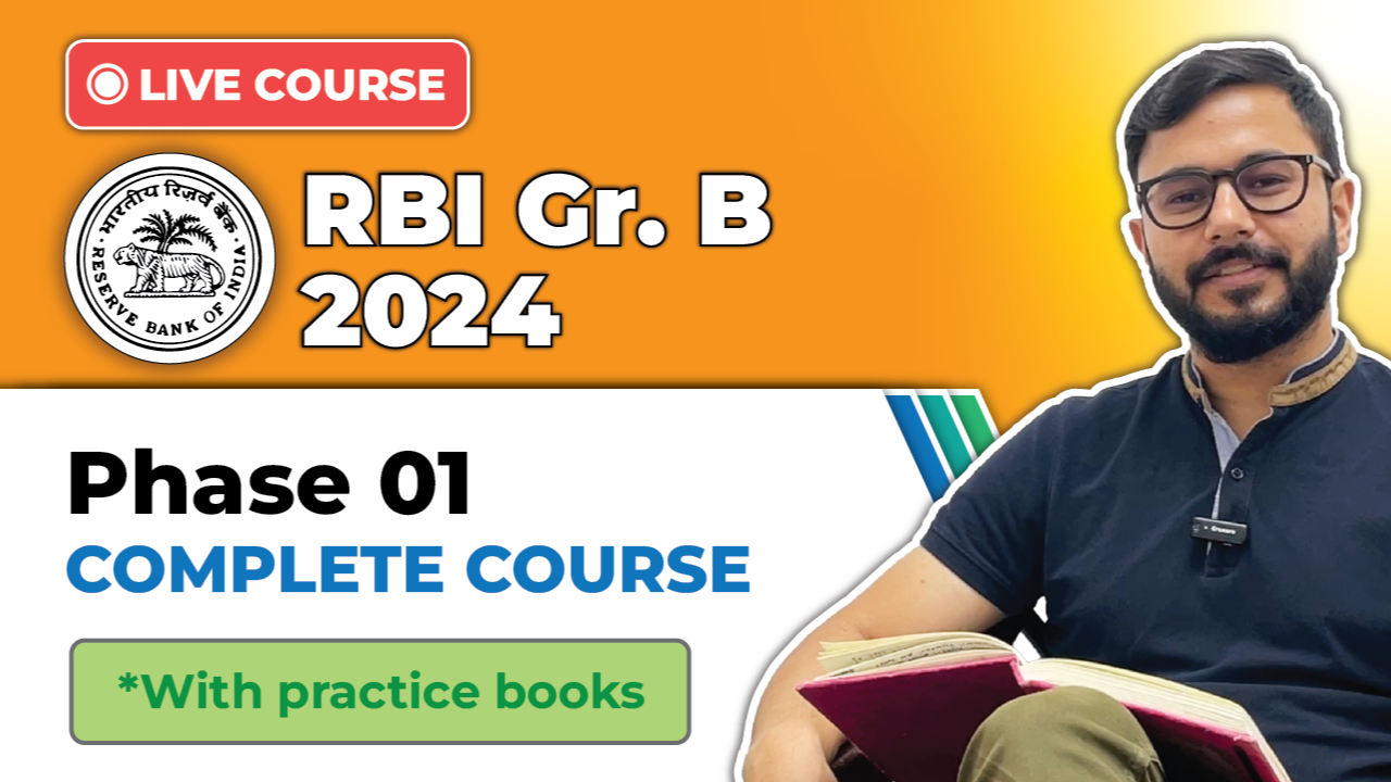 RBI Grade B 2024 Phase 1 CompleteCourse